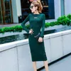 Casual Kleider Herbst Winter Frauen Langarm Kleid Stricken Pullover Party Koreanische Mode Sexy Großhandel Kleidung