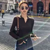 Women's Sweaters Cardigans Women Slim Elegant Autumn Solid Korean Style Streetwear Knitting Fashion Minimalist All-match Female Y2k Ins