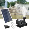 Decorações de jardim 50W 800l/h 5m Bomba de água DC 12V Bombas submersíveis de circulação solar sem escova de escova para lagoa de piscina de Birdbath