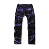 Men's Jeans Vibe Style Lightning Print Tie Dye Men Straight Y2K Jeans Trousers Hip Hop Vintage Harajuku Women Denim Pants Ropa Hombre 230204