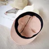 Accessori per capelli Cappello da bambino carino con orecchie Maglia di paglia estiva Ragazza Ragazzo Bambini Berretto da baseball Snapback Bambini Spiaggia Sole