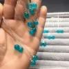 Серьги с серьгами люстры пара натуральный камень Amazonite Sphere Ball Serging Sear Stuce 925 Серебряная энергия хрустальная модная украшения