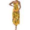 Sukienka damska drukowana kolorowa ciasna letnia spódnica