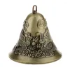 Juldekorationer xD-mini-feng Shui Chinese Dragon Charm Bell och Phoenix Figure Decor