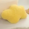 Pillow Cute Cloud Stuffed Toy Fluffy PP Cotton Doll Plush Ornament Adorable For Living Room