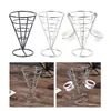 Plates 1x Cone Basket Stainless Steel French Fry Rack For Backyard Picnic