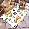 Tapis Personnaliser Dessin Animé Enfant Jouant Tapis Antidérapant Lavable Tapis Gamepad Imprimé Pour Salon Chambre Décor 80x160cm