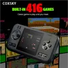 Game Console Funcional Power Bank Station 8000mAh Buil-in 416 Mini Handheld Player Data Frog Portable Retro Gaming Spelare