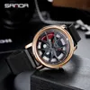 Montres-bracelets Cool Hollow Watch Hommes Cadran Rotatif Creative Hommes Montres Aimant Fermoir Quartz Montre-Bracelet Mâle Horloge Cadeaux Relogio Masculino