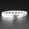 Link Bracelets Healthy Magnetic Bracelet Men Shiny And Smooth Black/White Ceramic Men's Friendship Balance Mens Armband Chain