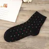 Chaussettes classiques pour femmes, printemps, été, automne, hiver, motif à pois, couleurs acidulées, costumes pour 36 à 42 Yards, chaussettes mignonnes, 10 couleurs