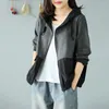 Women's Jackets Autumn Clothes Ladies Loose Casual Fitness Women Vintage Punk Style Oversized Coat