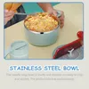 Bowls Student Instant Noodle Bowl Serving Stainless Steel Office For Company Students Household