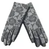 Five Fingers Luves Ladies Winter Warm Fashion Printing Não Flumece Riding ao ar livre Luvas de algodão à prova de vento1