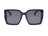 Klasyczny projektant w stylu metalowym 2602 Okulary przeciwsłoneczne dla mężczyzn i kobiet z dekoracyjnymi liniami do dużych okularów