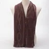 Sciarpe Ramadan Donne Musulmane Pianura Sciarpa Lunga Stile Etnico Foulard Dubai Arabo Islamico Femminile Strass Hijab Scialli Bandana