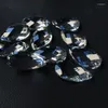 Chandelier Crystal Top Quality 380pcs 38mm Clear Color Glass Faceted Pendants For Parts DIY Curtain Free Rings