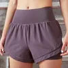 Laufshorts für Damen, Fitnessstudio, Training, Sport, lässig, hohe Taille, Yoga, Damen, schnell trocknend, Fitness, Jogging, Workout