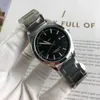 2022年の腕時計の腕時計3つの針クォーツ時計パワーマティック1853トップブランドスチールとレザーベルトメンズファッションtis