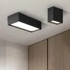 Chandeliers Minimalist Nordic Square Aisle Corridor Light Porch Balcony Kitchen Modern Surface Mounted LED Creative Ceiling