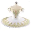 Design de desgaste do palco Mulheres profissionais Performance Adult Swan Lake White Ballet Tutu