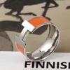 New High Designer Design Titanium Ring Classic Jewelry Men and Women Couple Rings Band in stile moderno5106581