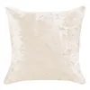 Housse de coussin en velours pilé de glace, couvre-oreiller décoratif, couleurs unies, à la mode, en Polyester brillant, 45x45cm