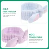 Bandanas Headband Shower Makeup Ear Hair Flannel Spa Facial Hoop Wash Winter Warm Dry Towel