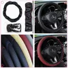 Steering Wheel Covers Car 38cm Auto Artificial Leather Braid Cover For CCS NEOS-3 Accent SR HND-4 Blue-Will I-blue