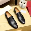 Fivela de metal Formal Men Designer Dress Shoes For Genuine Leather Shoes Casual Classic Toe Mens Business Oxfords Business