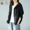 Women's Jackets Autumn Clothes Ladies Loose Casual Fitness Women Vintage Punk Style Oversized Coat