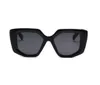 Lente de vidro de qualidade Luxo pol￭tico 14Zs ￓculos de sol CARFIA MM UV 380 ￓculos de sol para homens Designer ￳culos de sol Vintage Metal Sport Sun Glasses Wit Wit