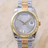 Con scatola originale Orologio da donna Uomo da donna 41mm Quadrante con diamanti 2813 Acciaio 18 carati Bracciale giubileo in oro giallo Meccanico automatico Donna Donna 2565