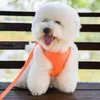 Dog Collars Pet Reflective Soft Breathable Mesh Harness Choke-Free Double Padded Vest With Adjustable Neck And Chest