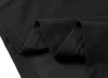 メンズポロシャツ黒と白赤光高級半袖ステッチ綿 100% クラシックレタービジネスカジュアルラペルファッションスリム 3XL #98