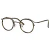 Merk mannen rond bril met frame myopia bril Optische bril vrouwen vintage ultralicht spektakel frames metalen glazen voor recept glas met doos