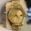 Con scatola originale Orologio da donna Uomo da donna 41mm Quadrante con diamanti 2813 Acciaio 18 carati Bracciale giubileo in oro giallo Meccanico automatico Donna Donna 2565