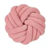 Pillow Ins Style Three-strand Knotted Ball Woven Plush Bedroom Bedside Living Room Sofa Round Tatami Soft Thick