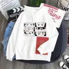 Felpe con cappuccio da uomo Haikyuu!! Felpa con occhi periferici Manga Anime Autunno Inverno Casual Uomo Donna Manica lunga oversize