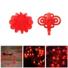 Party-Dekoration, 20 LEDs, chinesisches Jahr, roter Knoten, Laterne, Lichterkette, Frühlingsfest, Lichter, Hochzeit, Bankett