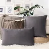 Pillow 24 Colors Velvet Throw Case Soft Comfortable Covers For Home Sofa Chair Decorative Pillowcases