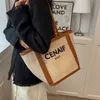 Store Clearance Promotion Handtasche Online Export Kontrastfarbe große Kapazität Tasche Damen 2023 Sommer neue beliebte tragbare One-Shoulder-Tragetasche