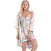 Dames slaapkleding vrouwen zijden gewaad nachthemd set peignoir satijnen pyjama's bloemen kimono badjas