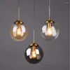 Pendant Lamps Nordic Minimalist Dining Room Small Lamp Bedroom Bedside Glass Aisle Porch Staircase Living LED Hanging Lights