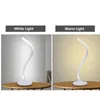 Table Lamps LED Spiral Lamp Curved Desk Bedside Cool White Warm Touch Dimming For Living Room Reading