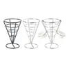 Plates 1x Cone Basket Stainless Steel French Fry Rack For Backyard Picnic