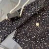Женские куртки дизайнер 2022 Женский винтажный твидовый пиджак
