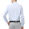 Men's Dress Shirts T-Shirt Summer Thin Section Non-iron Modal Shirt Black Long-sleeved Business Career Trend 4 Colors Men