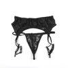 Women Briefs Sexy Panties lady Lace Suspender Hold Garter Belt Lingerie G-String Thong Set for Stocking