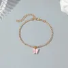 Enkelbanden eenvoudige strass ketting vlinder charme enkeldje voor vrouwen verklaring hanger strandvoet armband sieraden